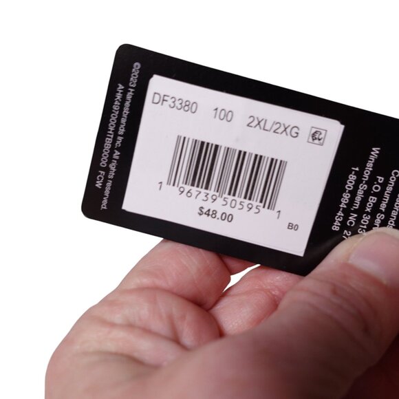 NWT Bali Comfort Revolution Modern Seamless Wirefree Bra Sz 2XL White DF3380 - Picture 6 of 11